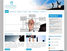 Tablet Screenshot of inspiretovision.com